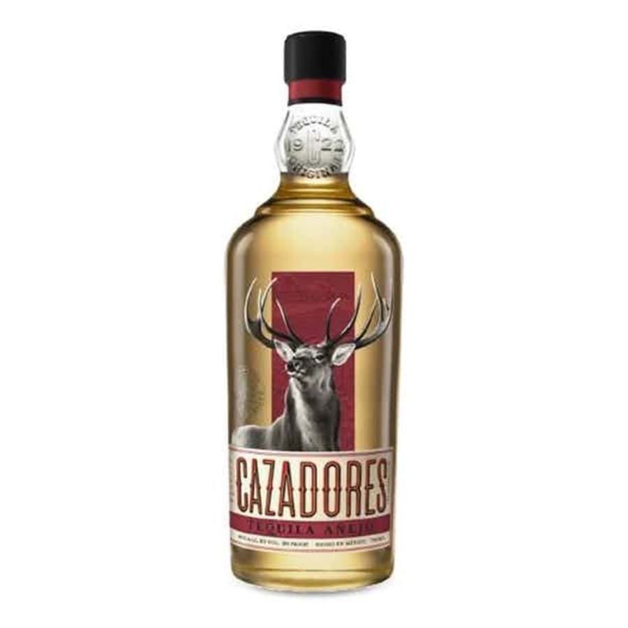 Cazadores Tequila Anejo 750 ml - Cazadores Tequila Añejo hunted near and far for its iconic blue agave flavor from the Jalisco highlands. This tequila is then aged for a year in American white oak barrels for a floral finish.