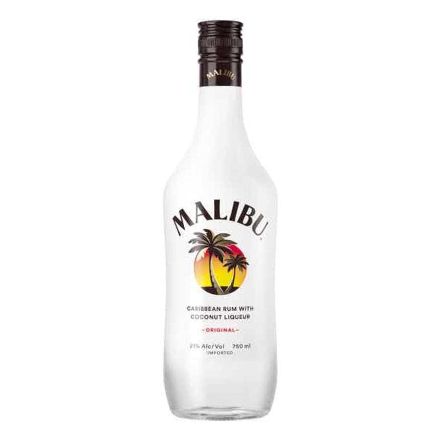Malibu Original Caribbean Rum 750 ml - Malibu Original Caribbean Rum is self-described as "liquid sunshine." It gets its shine from Caribbean sugarcane that's aged two years in oak barrels. Ideal for tropical cocktails.