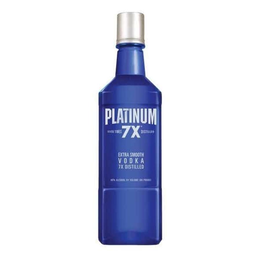 Platinum 7X Vodka 750 ml - Platinum 7X Vodka gets its name from seven-time distilling. It's a sleek, spicy taste based on American corn.