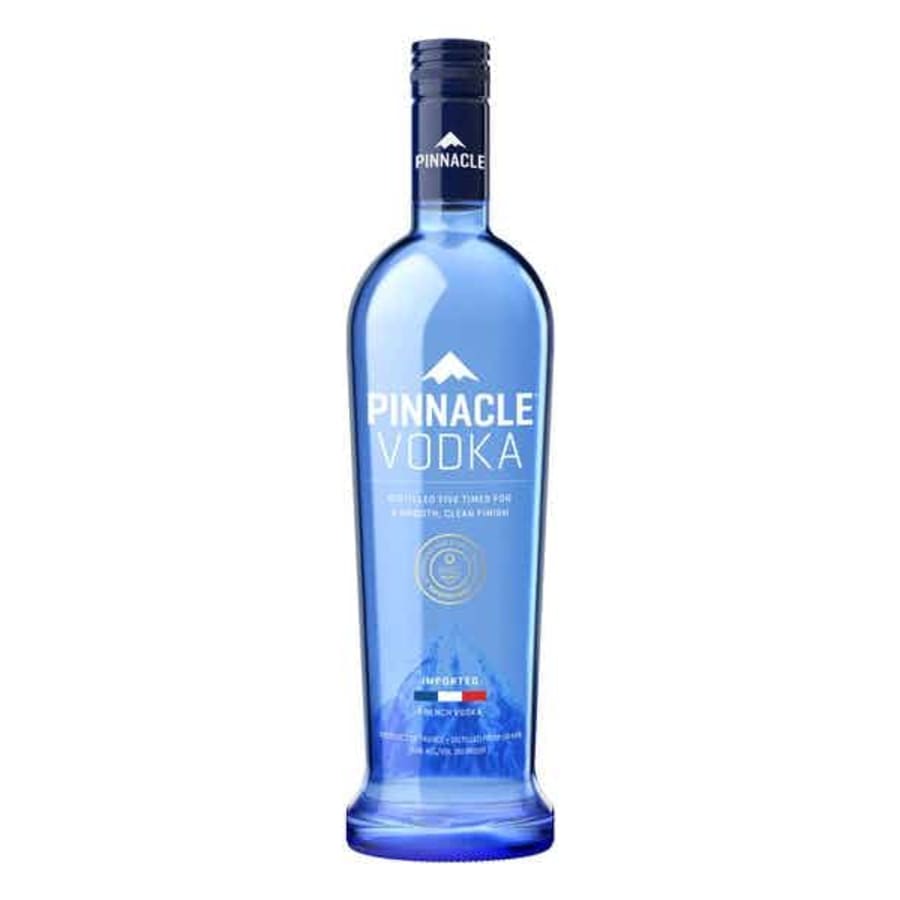 Pinnacle Original Vodka 750 ml - Pinnacle is a down-to-earth modern brand. Their signature vodka is made from French wheat grain and filtered with spring water. Enjoy its clean, floral palate.
