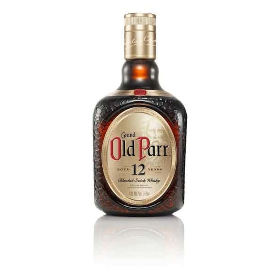Grand Old Parr Scotch 12 Year 750ml - Grand Old Parr is a Scotch legacy that's distilled from fine grains and aged 12 years. Named after Old Tom Parr, the oldest man in Britain who lived until 152 years old, this Scotch brings his sagacity to every sip.