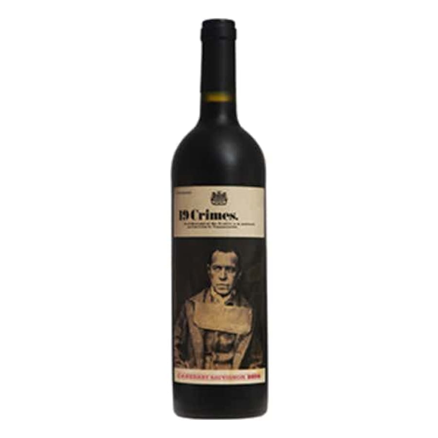 19 Crimes Cabernet Sauvignon 750ml - 19 Crimes Cabernet Sauvignon is a bewitching blend of red currants, dark berries and vanilla oak. No flavor will escape you - unlike the British convict on the label.