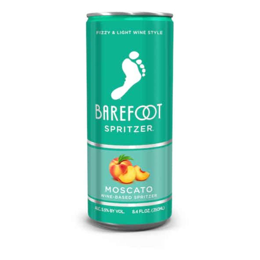 Barefoot Moscato Spritzer 250ml - Barefoot Moscato takes the heavenly classic recipe - and sparkles it! It's airy and light with elegant effervescence. Hints of garden honey, citrus, peach and tangerine.
