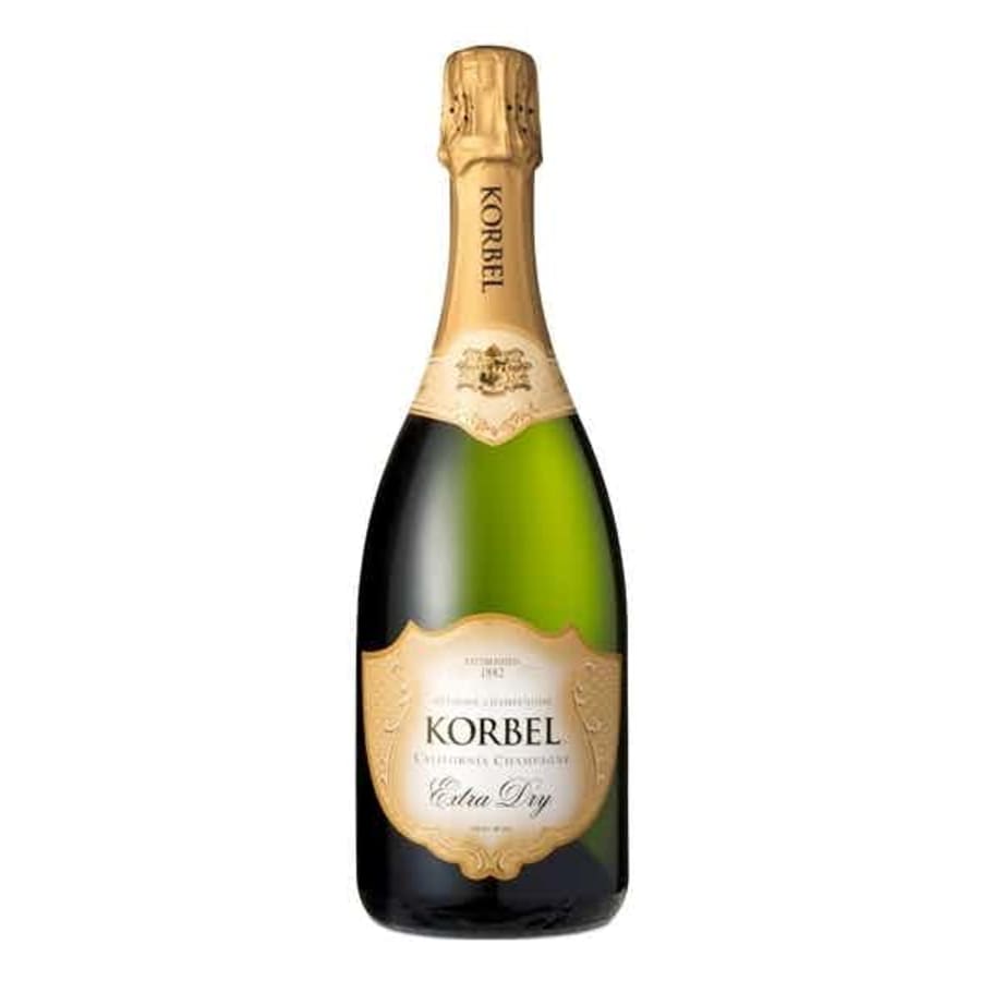 Korbel Extra Dry California Champagne 750ml - Korbel Extra Dry is a crowd-pleaser that strikes the right balance of fresh apple and ample bubbles.