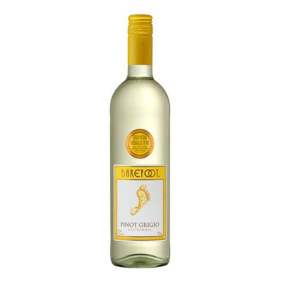 Barefoot Pinot Grigio 750ml - Barefoot Pinot Grigio puts stone fruit in the spotlight. Peach, nectarine and citrus - oh my!