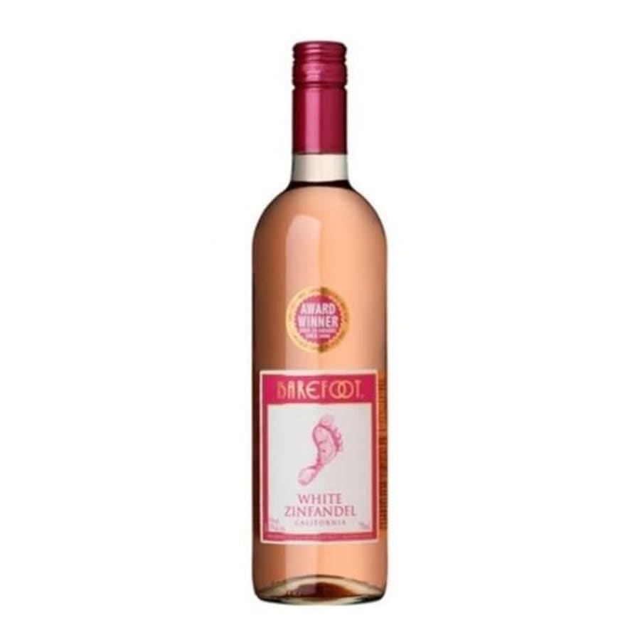 Barefoot White Zinfandel 750ml Bottle - Loaded with the refreshing, fruity flavors of sun-kissed strawberries, succulent pears, sweet pineapple, and Georgia peaches, Barefoot White Zinfandel will always leave you asking for one more sip. Even better over ice, our White Zinfandel is the perfect pairing for fresh fruits, smooth cheeses, and seafood feasts.