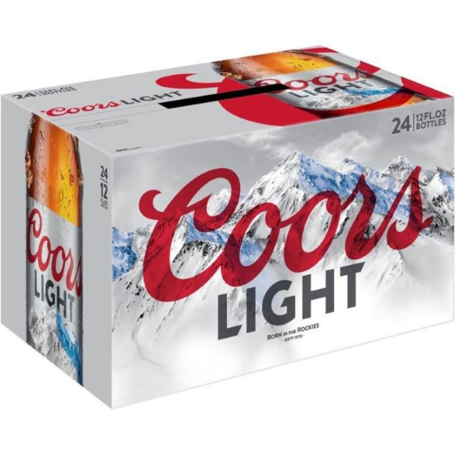 COORS LIGHT BEER 12OZ 24 BT - 