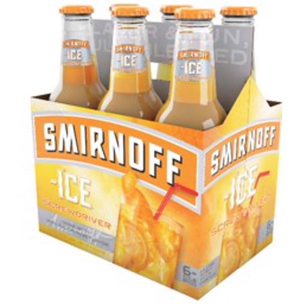 Smirnoff Ice Screwdriver 6 pack 6 pack bottles Delivery in Long Beach