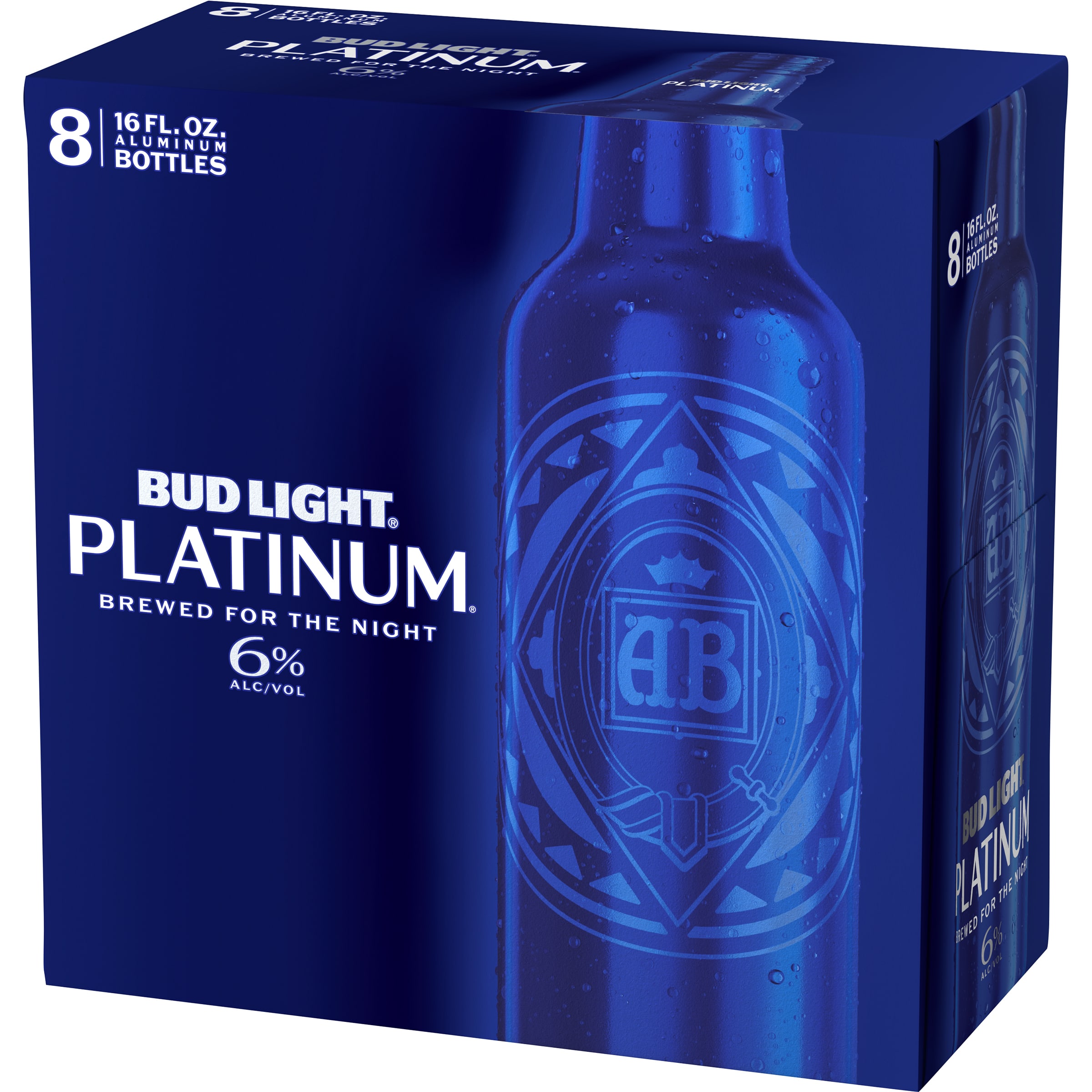 BUD LIGHT PLATINUM ALUMINUM BOTTLE 8PK 16 oz Delivery in Savannah, GA