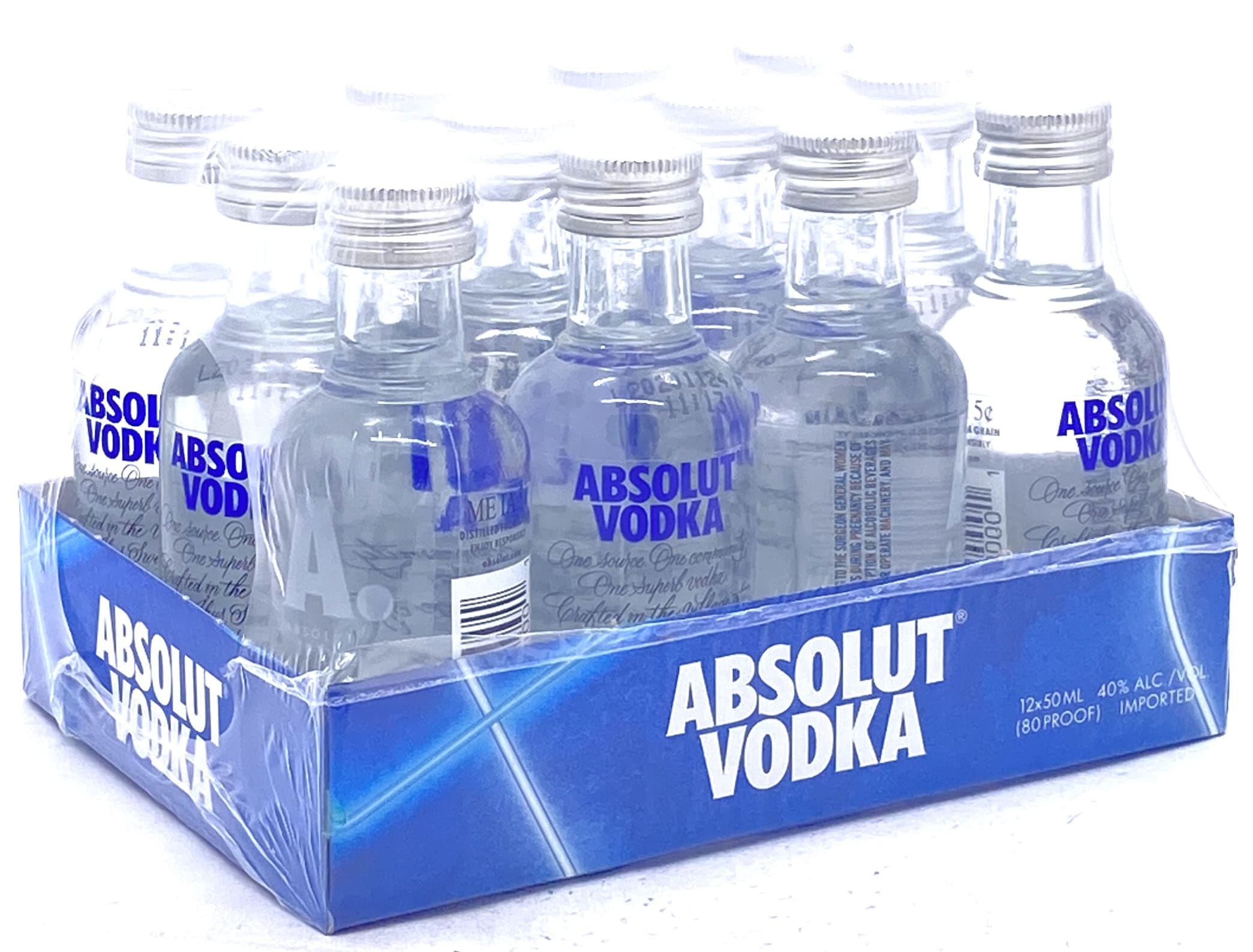 Absolut Vodka - 12 bottles / 50mL Delivery in COLORADO SPRINGS, CO