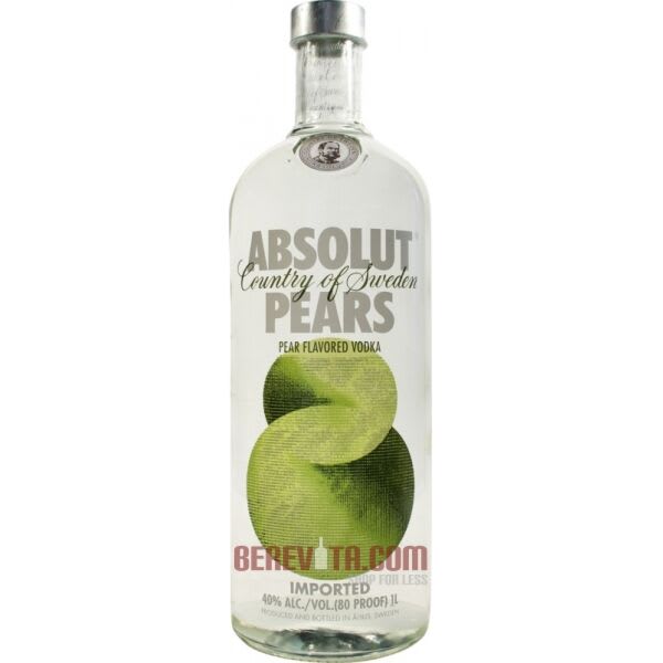 Absolut Pear Vodka 1L – Wine & Liquor Mart