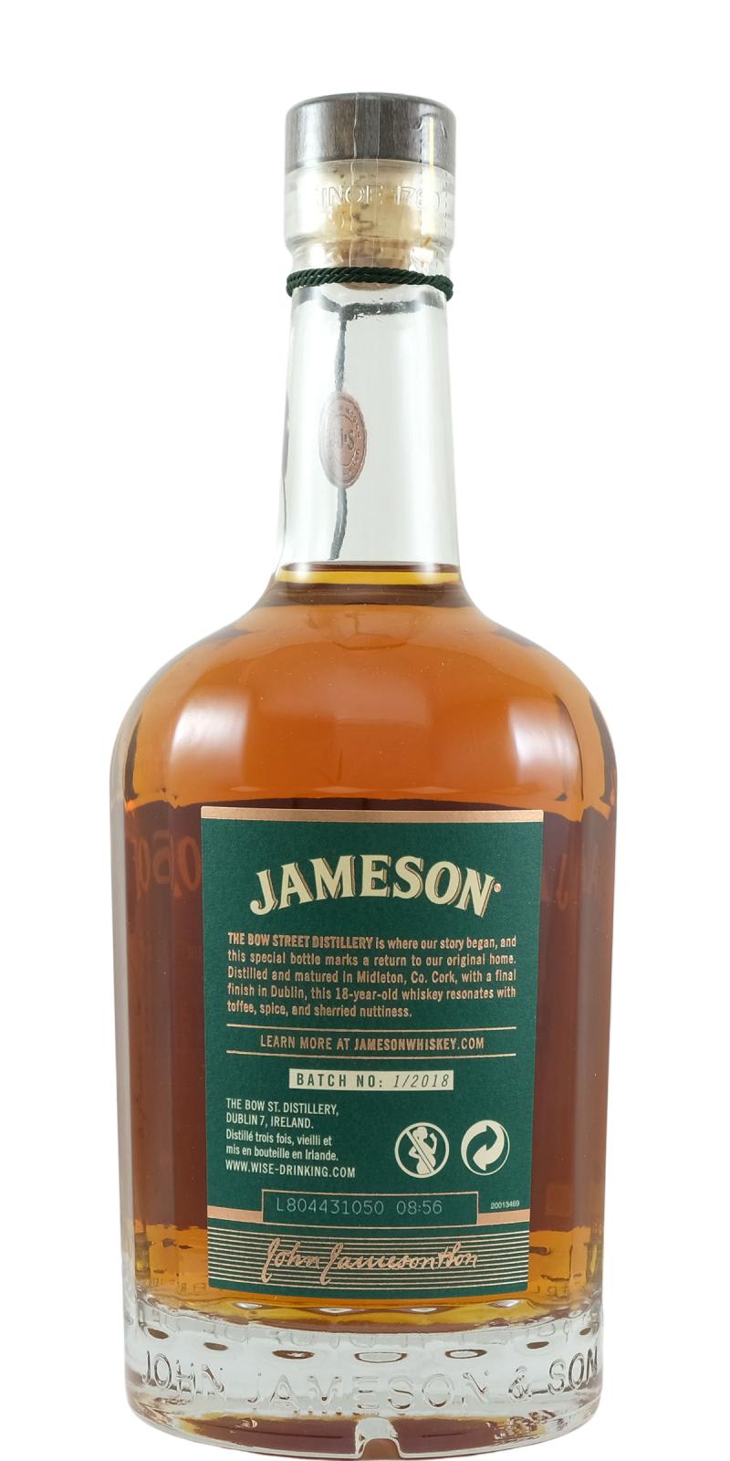 JAMESON Original, Whisky Irlandais