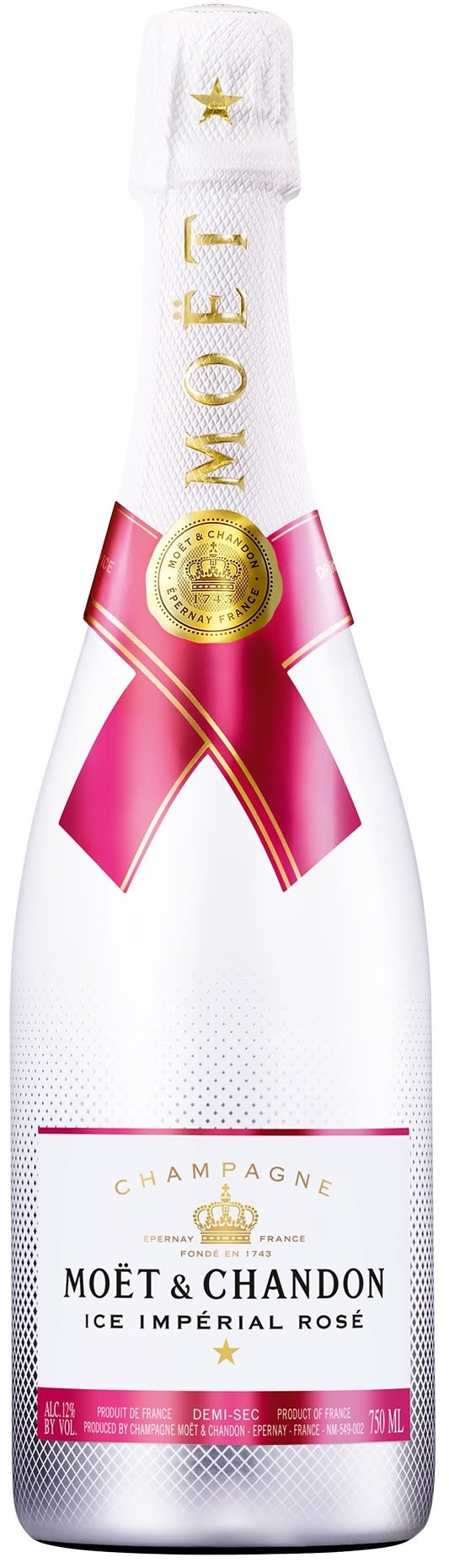 Moet & Chandon Ice Rose Imperial Champagne - 750mL Delivery in Placentia,  CA | Step N Go Market