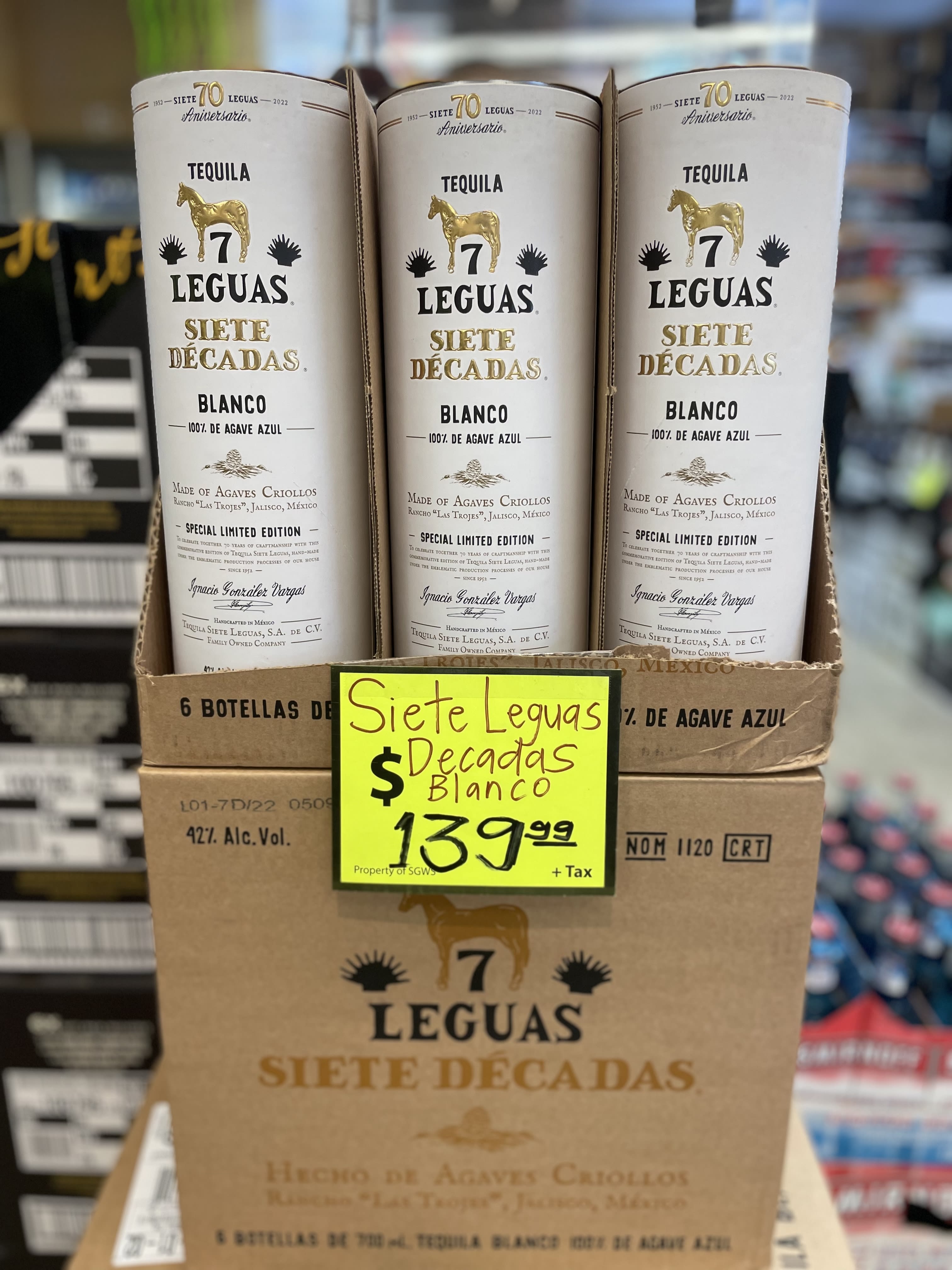 Siete Leguas Decadas Blanco Delivery in Cypress, CA Cypress Craft