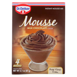 Dr Oetker Mousse Mix, Instant, Milk Chocolate Flavor / unit