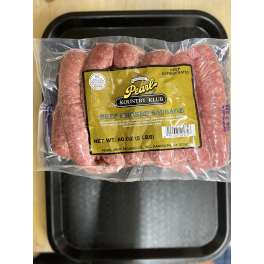 Pearl Beef Smoked Sausage - ( 5 lb pack)