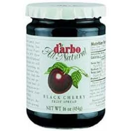 Darbo All Natural Black Cherry Fruit Spread / Unit