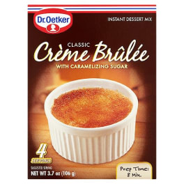 Dr Oetker Instant Dessert Mix, Classic Creme Brulee /unit