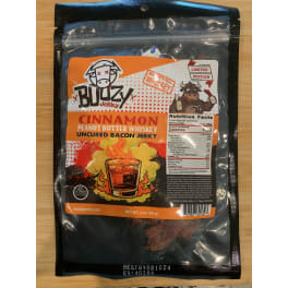 Boozy Jerky: Cinnamon Peanut Butter Whiskey Uncured Bacon Jerky