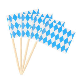 Bavarian Flag Toothpicks / unit