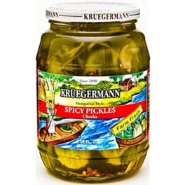 Kruegermann Spicy Pickles, Uborka - 32oz