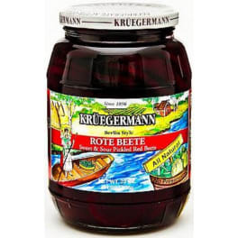 Kruegermann Rote Beet, Sweet & Sour Pickled Red Beets - 32oz