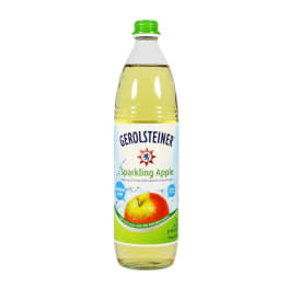Gerolsteiner Juice Drink, Apple, with Mineral Water, Sparkling Apple
