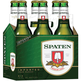 Spaten Beer, Imported Premium German per 6 pack botlles