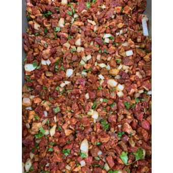 Seasoned Taco Meat w/ Cilantro & Onion