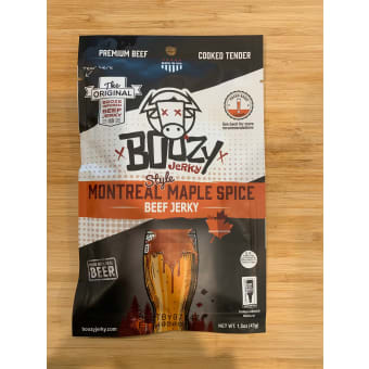 Boozy Jerky: Montreal Maple Spice Beef Jerky