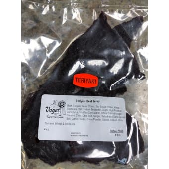 Teriyaki Beef Jerky, 1/4 lb