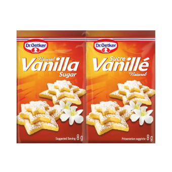Dr. Oetker Vanilla Sugar, Natural pack of 6