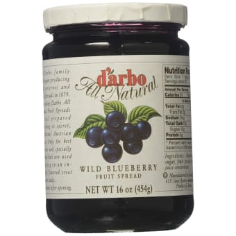 Darbo Fruit Spread, Wild Blueberry 16 oz