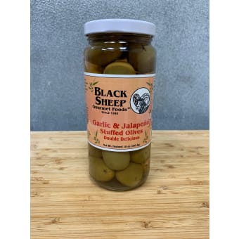 Black Sheep: Garlic & Jalapeno Stuffed Olives
