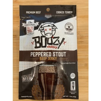 Boozy Jerky: Peppered Stout Beef Jerky