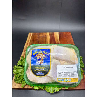 Organic Chicken Thighs 4 Pack