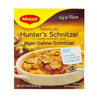 Maggi Seasoning Mix, Hunter's Schitzel in Creamy Mushroom Sauce