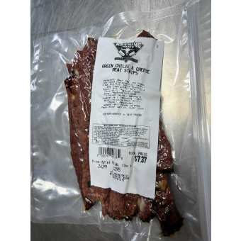 Hatch Green Chili - Cheese Meat Strips
