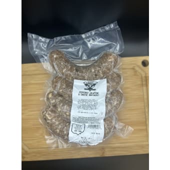 Peppered Jalapeno Bratwurst - 4 pack - 1.25lbs