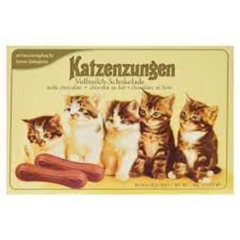 Katzenzungen Vollmilch Schokolade