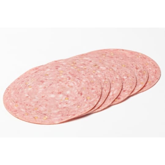 Bierwurst - Beef Bologna w/ garlic and salami flavor + beer mustard flavor