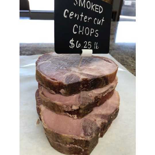 Smoked bone-in pork chops center cut approximately .31 pounds per chop. - Image 2 of 2