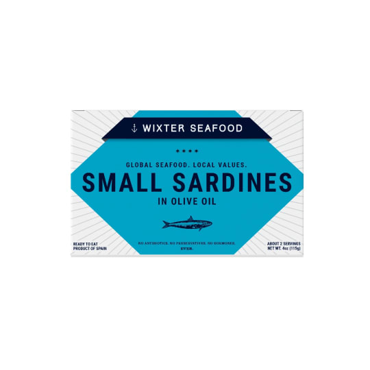 Wixter Sardines - 4 oz - Price for every 4oz: $6.79 Average sell weight: 4oz The price of this product may vary based on weight. You will only be charged for the actual weight of the product you receive. One ready to eat, 4 ounce tin of cooked small Sardines in olive oil.