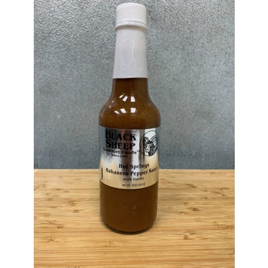 Black Sheep: Hot Springs Habanero Pepper Sauce w/ Garlic - 