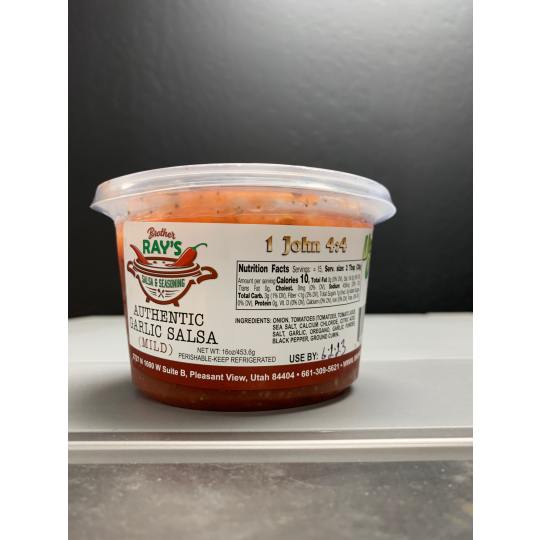 Brother Ray’s: Authentic Garlic Salsa - Mild - 