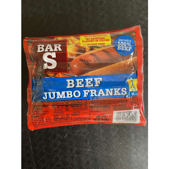 Beef Hot Dogs - 1 lb - Ordered in 1 lb increments. For example, if you order a quantity of 2, you will receive 2 lb.