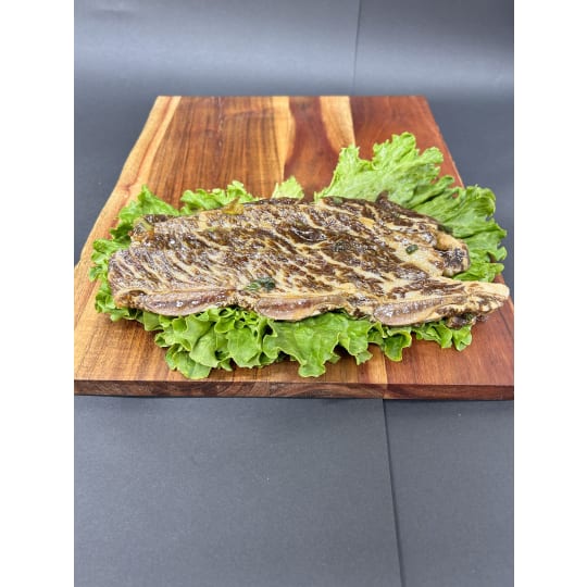 Teriyaki Beef Ribs 4 Pack - Prime Black Angus 3 Bone Short Rib Plates Cut Korean Style