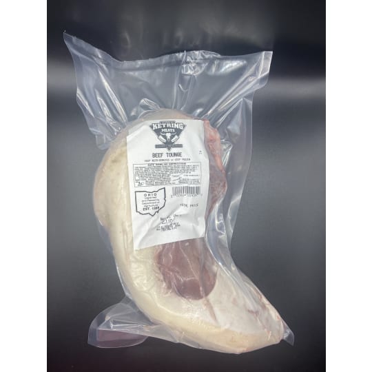 Beef Tongue - 1.5 lbs - Purchased from local farm; Farm to table