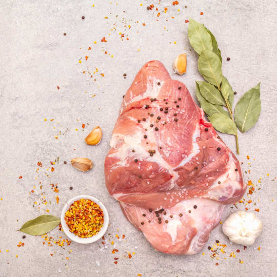 Pork Shoulder (Pernil) - 1 lb - Ordered in 1 lb increments. For example, if you order a quantity of 2, you will receive 2 lb.