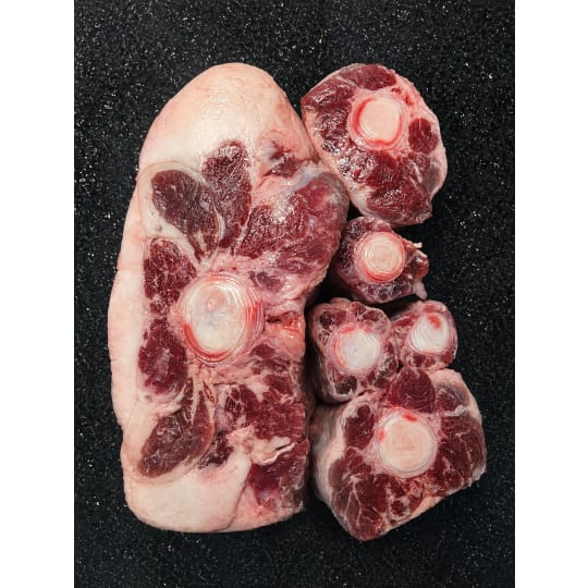 Oxtail - Quality midwest sourced beef organs.  Ordered in 1.3 lb increments. For example, if you order a quantity of 2, you will receive 2.6 lb.  Price per pound is $11.39.